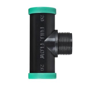 Full Flow Male Combination Tee 20mm X 3/4 In